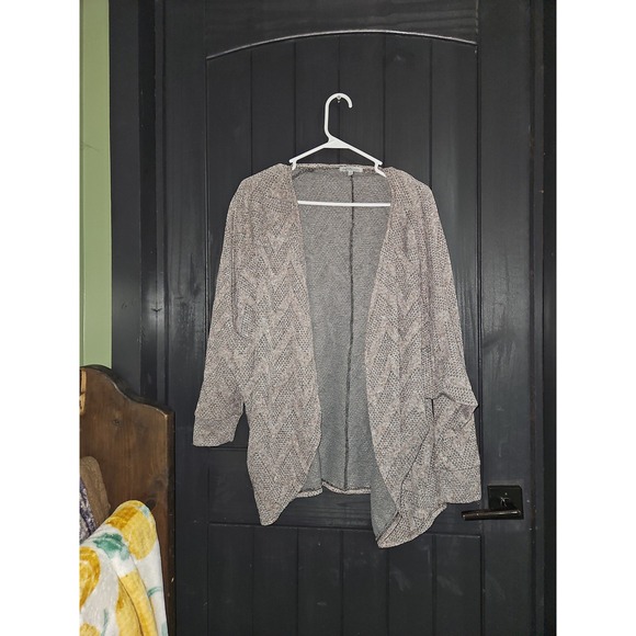 Open Front Cardigan Knit Textured Lightweight Cozy Sweater Everyday Casual - Picture 1 of 1